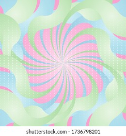 Radial line with color background.