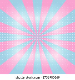 Radial line with color background.