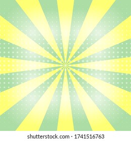Radial line with color background.