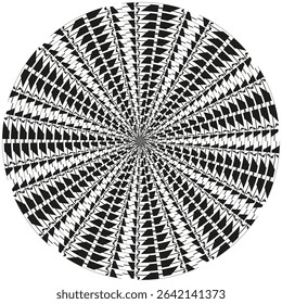 Radial line pattern. Bursting ray graphic. Abstract starburst effect. Vector energetic design.