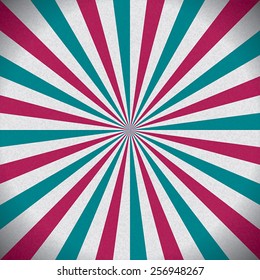 Radial line retro style vector background