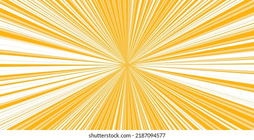 Radial line yellow background with various styles