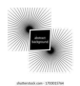 radial lines abstract background with copy space
