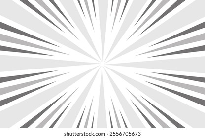 Radial Lines Abstract Background. manga and anime vector comic illustrations.