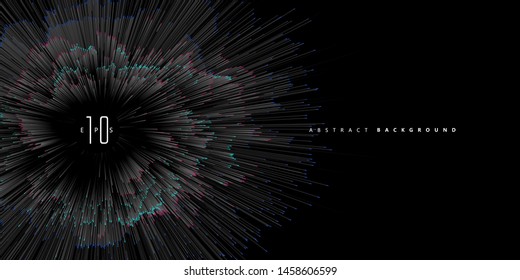 Radial lines, Abstract background,Vector Graphic Design.