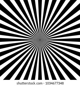 Radial lines abstract geometric graphic. Radial, radiating stripes, lines