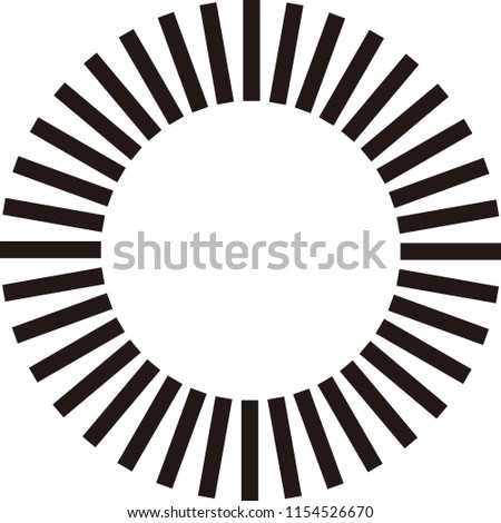 Radial lines abstract geometric graphic. Radial, radiating stripes, lines