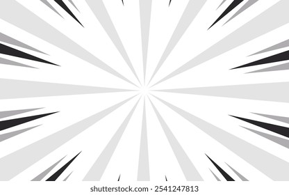 Radial lines background for comic books.