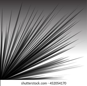 Radial lines burst, explosion element w/ transparency - Irregular, asymmetric radiating lines.