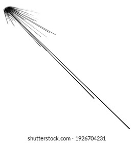Radial lines in perspective. Comic FX dynamic lines. Firework 3D vanishing lines