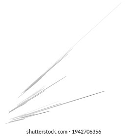 Radial lines in perspective. Comic FX dynamic lines. Firework 3D vanishing lines