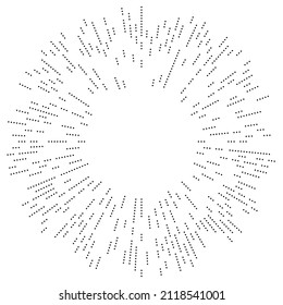 Radial lines radiance, burst, starburst, sunburst effect design element