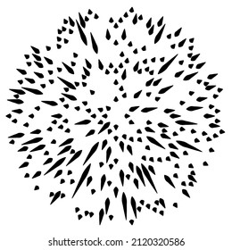 Radial lines radiance, burst, starburst, sunburst effect design element
