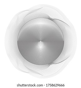 Radial Lines in Spiral Form for comic books . fireworks Explosion background . Vector Illustration . Starburst
 round Logo . Circular Design element . Abstract Geometric star rays . Sunburst .