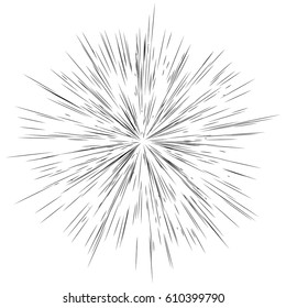Radial lines, star burst, sunburst background. Fash, glitter effect