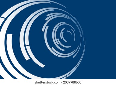 Radial maze lines abstract vector background, linear pattern in 3D perspective.