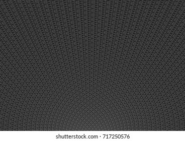 Radial mesh pattern