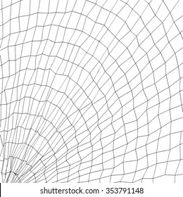 Radial mesh - vector illustration