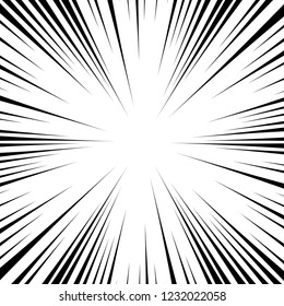 Abstraktes Design der Radialbewegungslinien, Hintergrund
