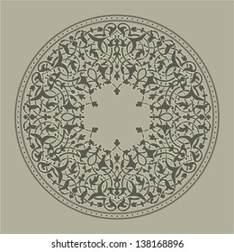 radial pattern on a light background