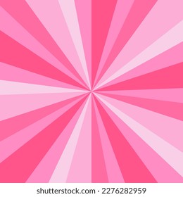 radial pink rays background pop art