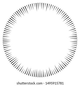Radial, radiating beams, rays starburst, sunburst lines. Circular burst, firework, blast or explosion effect. Concentric, converging array sparkle effect. Irregular, dashed stripes