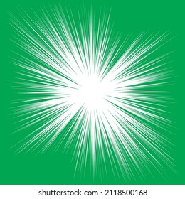 Radial, radiating dynamic rays, beams lines. Starburst, sunburst element. Gloss, shine effect. Gleam, glitter, glint, glare design