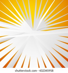 Radial, radiating irregular, grungy lines. Abstract background