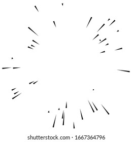 líneas radiales / radiantes estallan, explosionan, efecto de explosión