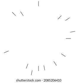 Radial, radiating lines. Gleam, glitter, flash and flare effect. Starburst, sunburst blast, emission design element