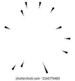 Líneas radiales. Efecto brillo, brillo, destello y destellos. Starburst, explosión de sol, elemento de diseño de emisiones