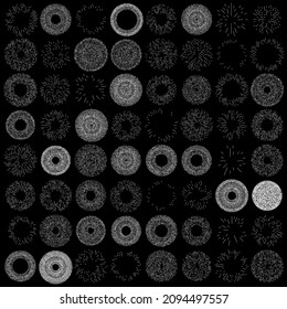 Radial, radiating lines. Radiation, explosion, twinkle, glare and glint effect. Abstract blast, aurora, aura effect design