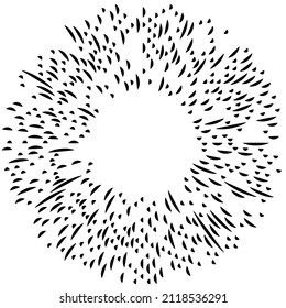 Radial, radiating lines. Radiation, explosion, twinkle, glare and glint effect. Abstract blast, aurora, aura effect design