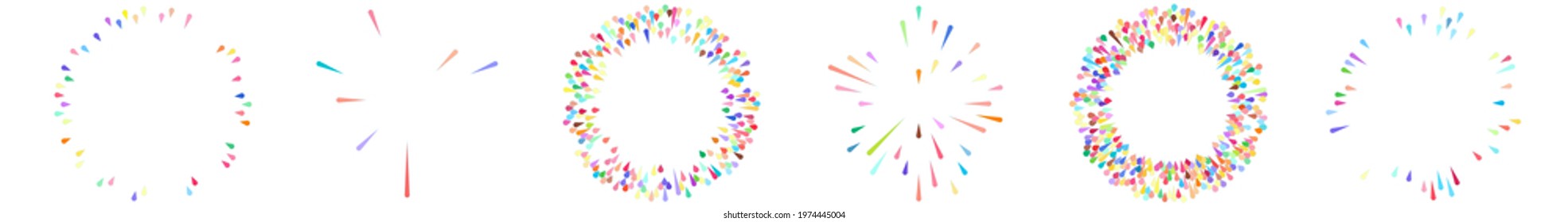 Radial, radiating lines, stripes abstract element for explosion, burst, spread theme