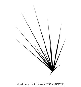 Radial, radiating lines, stripes abstract element for explosion, burst, spread theme