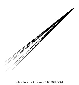 Radial, radiating lines, stripes abstract element for explosion, burst, spread theme
