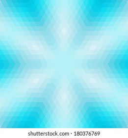 radial rhombus mosaic hues