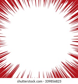 Radial speed lines