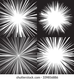Radial speed lines