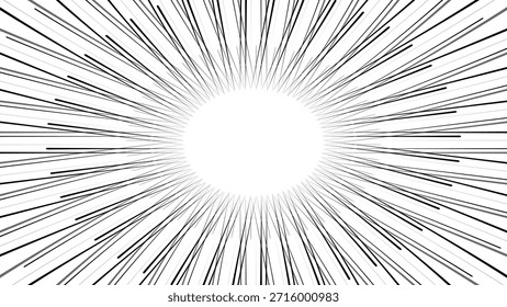 Fondo abstracto de líneas de velocidad radial con efecto de movimiento dinámico