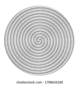 Radial speed Lines in Circle Form for comic books . Explosion background . Vector Illustration .Technology round Logo . Circular Design element . Abstract Geometric shape . 