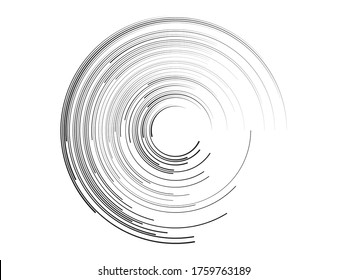 Radial speed Lines in Circle Form for comic books . fireworks Explosion background . Vector Illustration . Starburst
 round Logo . Circular Design element . Abstract Geometric star rays . Sunburst .