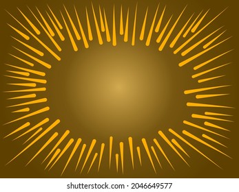 Radial speed Lines in Circle Form . Abstract geometry shapes. Design for comic book. Explosion background. Vector illustration.