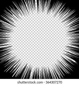 Radial Speed Lines graphic effects for use in comic. 