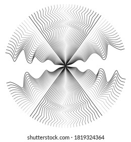 Radial speed Lines in Spiral Form for comic books . fireworks Explosion background . Vector Illustration . Starburst
 round Logo . Circular Design element . Abstract Geometric star rays . Sunburst .