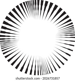 Radial speed Lines in Spiral Form for comic books . fireworks Explosion background . Vector Illustration . Starburst
 round Logo . Circular Design element . Abstract Geometric star rays . Sunburst .