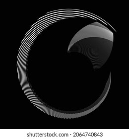 Radial speed Lines in Spiral Form for comic books . fireworks Explosion background . Vector Illustration . Starburst
 round Logo . Circular Design element . Abstract Geometric star rays . Sunburst .