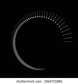 Radialgeschwindigkeits-Linien in Spiralform für Comics . Feuerwerk Explosionshintergrund . Vektorgrafik . Starburst
 rundes Logo. Circular Design Element. Abstrakte geometrische Sternchen . Sonnenbrand.