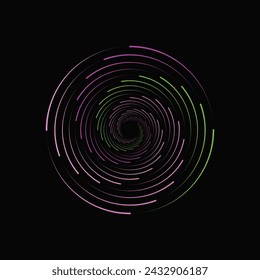 Velocidad radial Líneas en forma de espiral para cómics . fuegos artificiales Fondo de explosión . Ilustración vectorial . Logo de Starburst round . Elemento de diseño circular . Resumen Rayos de estrellas geométricas.