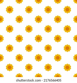 Radial squircle square shapes sun pattern. A geometric shape that is a mathematical intermediate between a square and a circle. Seamless, repeating design for fabric, textiles and gift wrap.